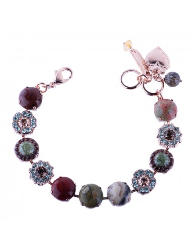 Large Rosette Rivoli Bracelet in "Terra"  *Custom* en ligne