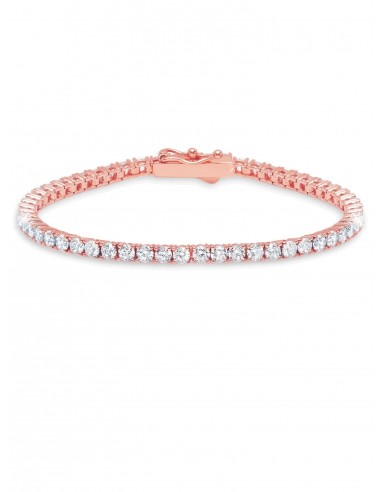 Classic Medium Brilliant Tennis Bracelet Finished in 18kt Rose Gold 2024