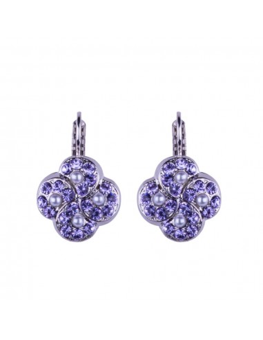 Extra Luxurious Quatrefoil Leverback Earrings in "Dawn" *Custom* prix