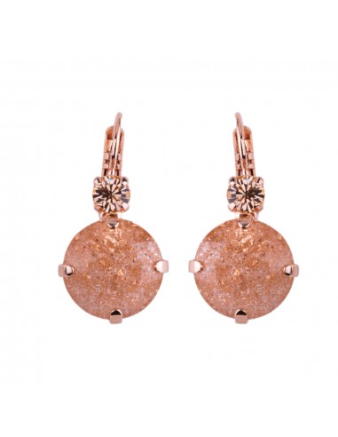 Extra Luxurious Double Stone Leverback Earrings in "Desert Rose *Custom* 2024