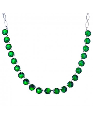 Large Round Necklace in "Emerald" *Custom* d'Europe débarque